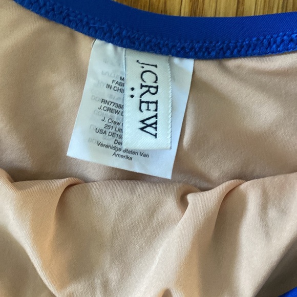 Women’s JCrew bathing suit royal blue size medium - Picture 2 of 3